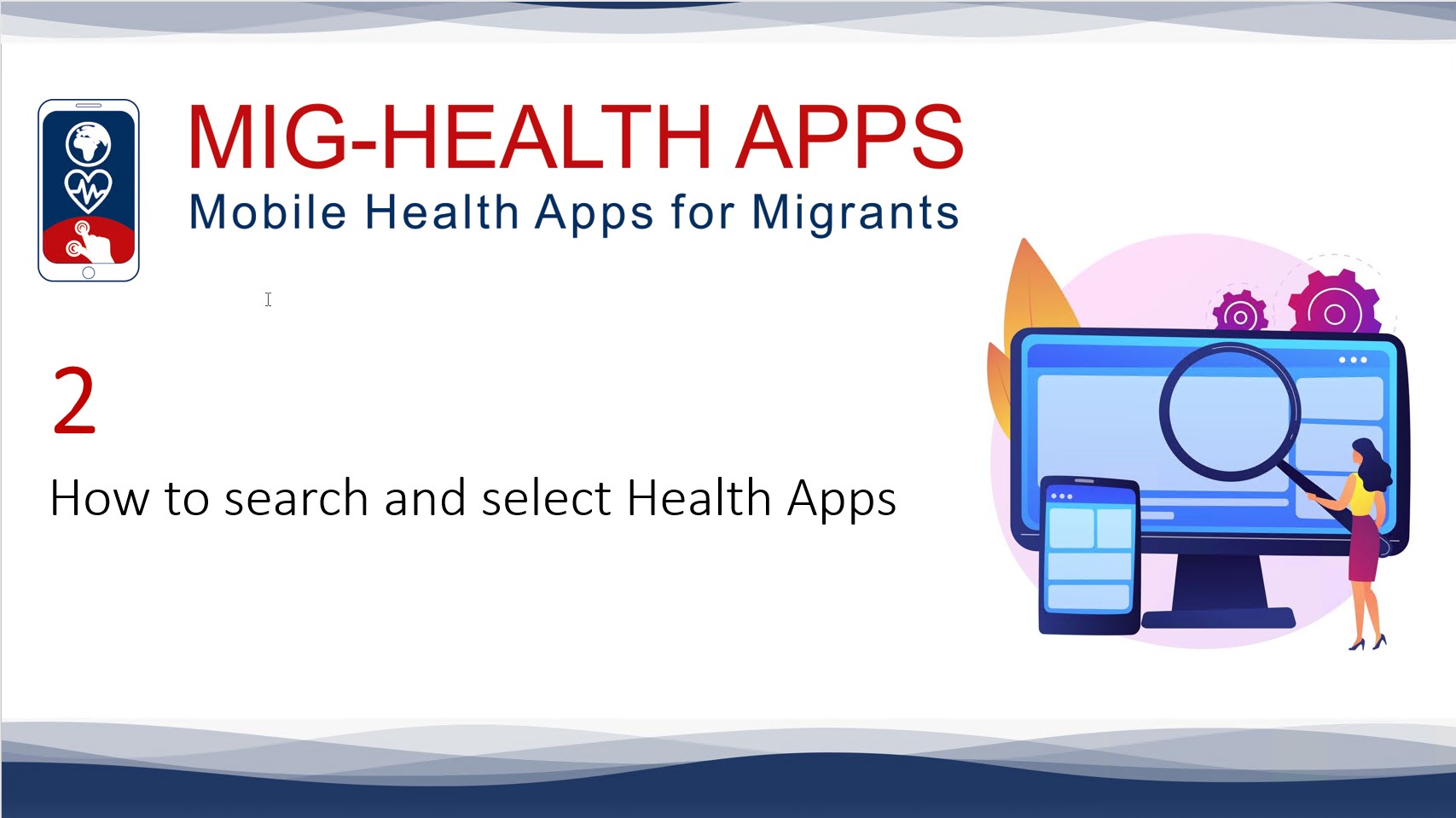 02 How to search and select Health Apps