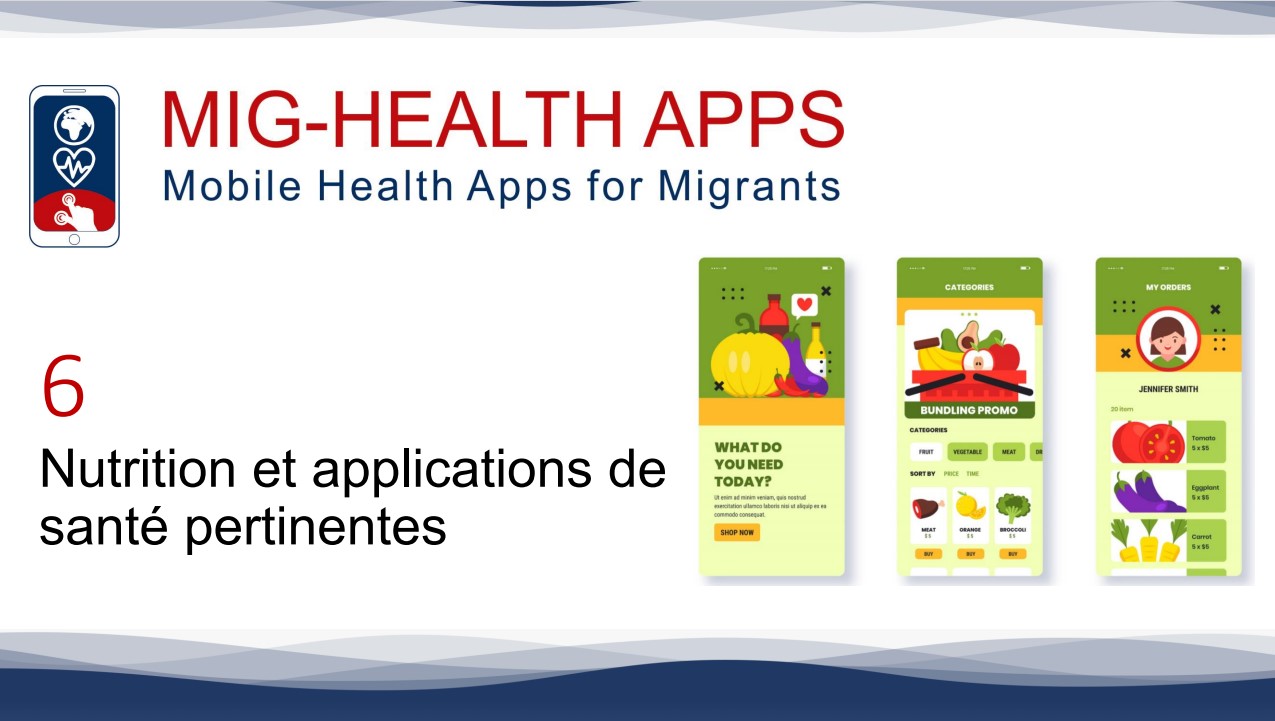 06 Nutrition et applications de santé pertinentes