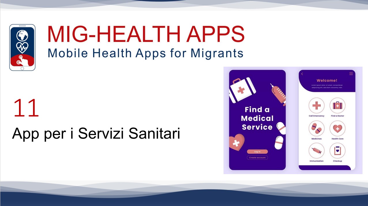 11 App per i servizi sanitari